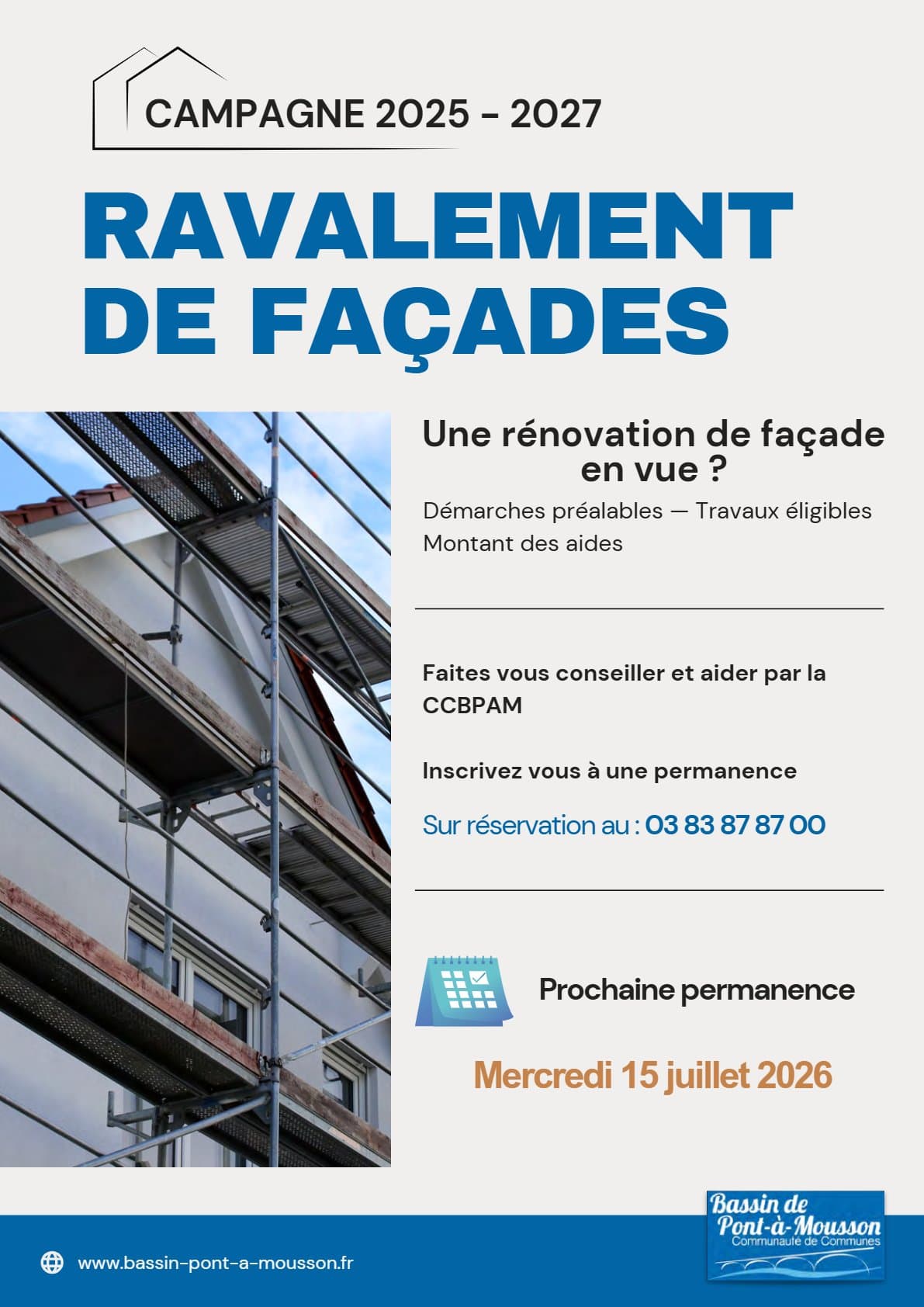 Permanence ravalement de façade
