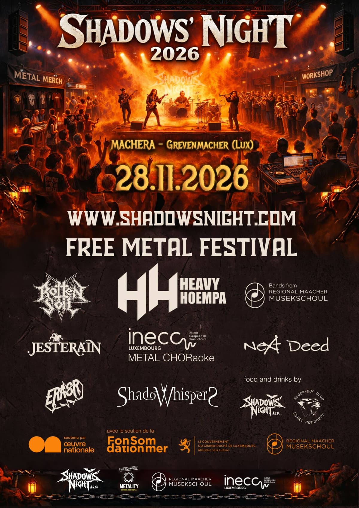 Shadows’ Night 2026 : du metal pour tous