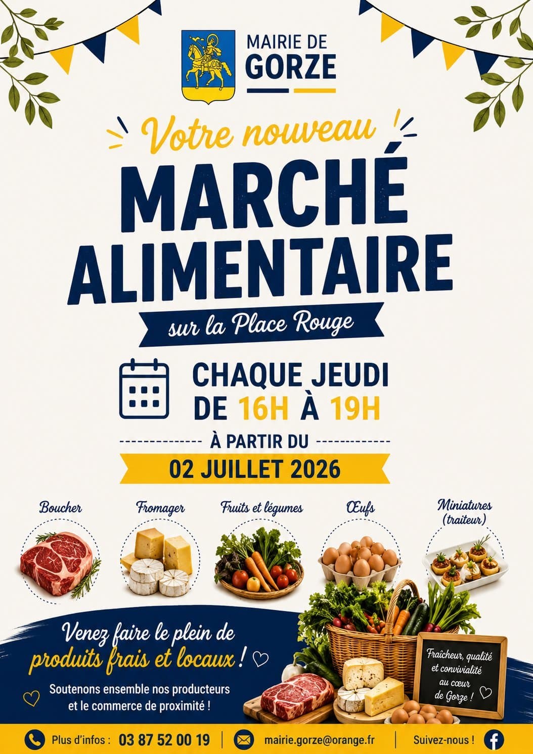 Le marché de Gorze !