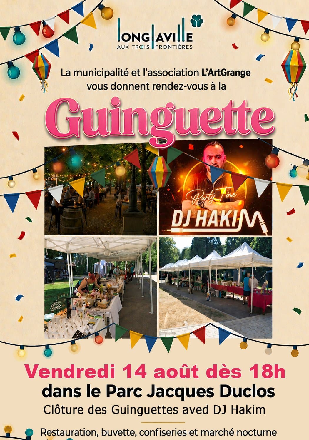 Dernière Guinguette de l'été avec DJ Hakim