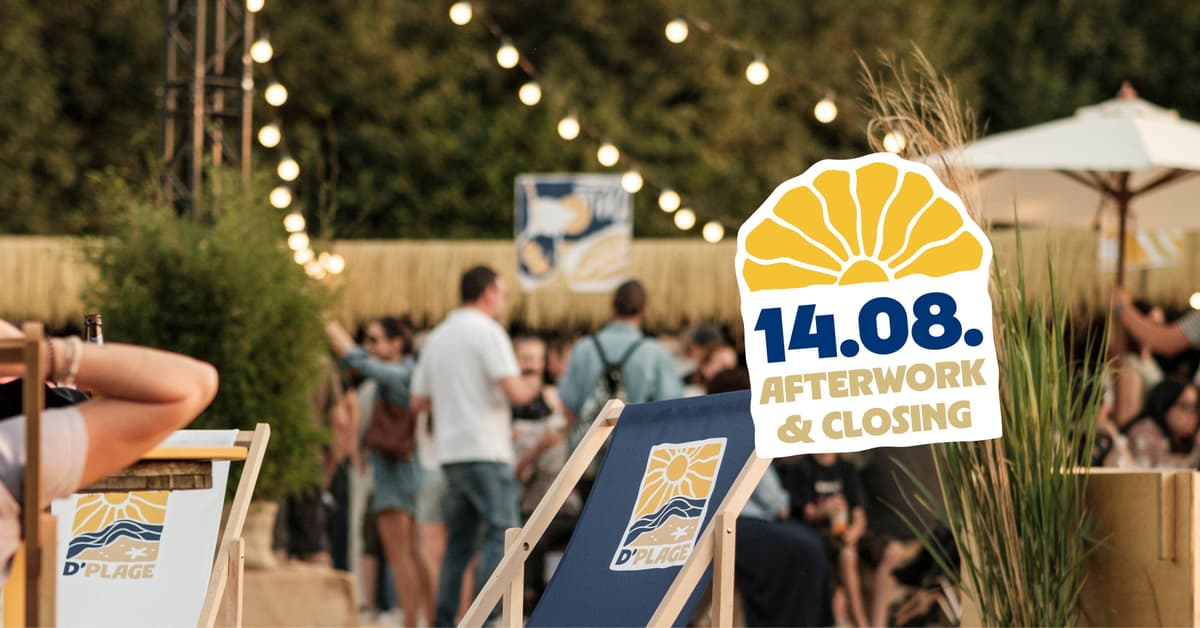 Afterwork & Closing with DJ Dee • D'Plage