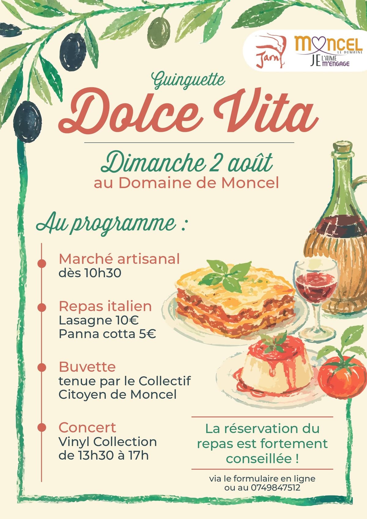 Animation - L'Italie s'invite à Moncel