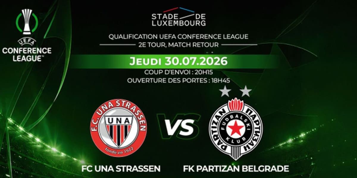 FC UNA STRASSEN vs FK PARTIZAN BELGRAD