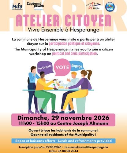 Citizen Workshop - Living Together in Hesperange