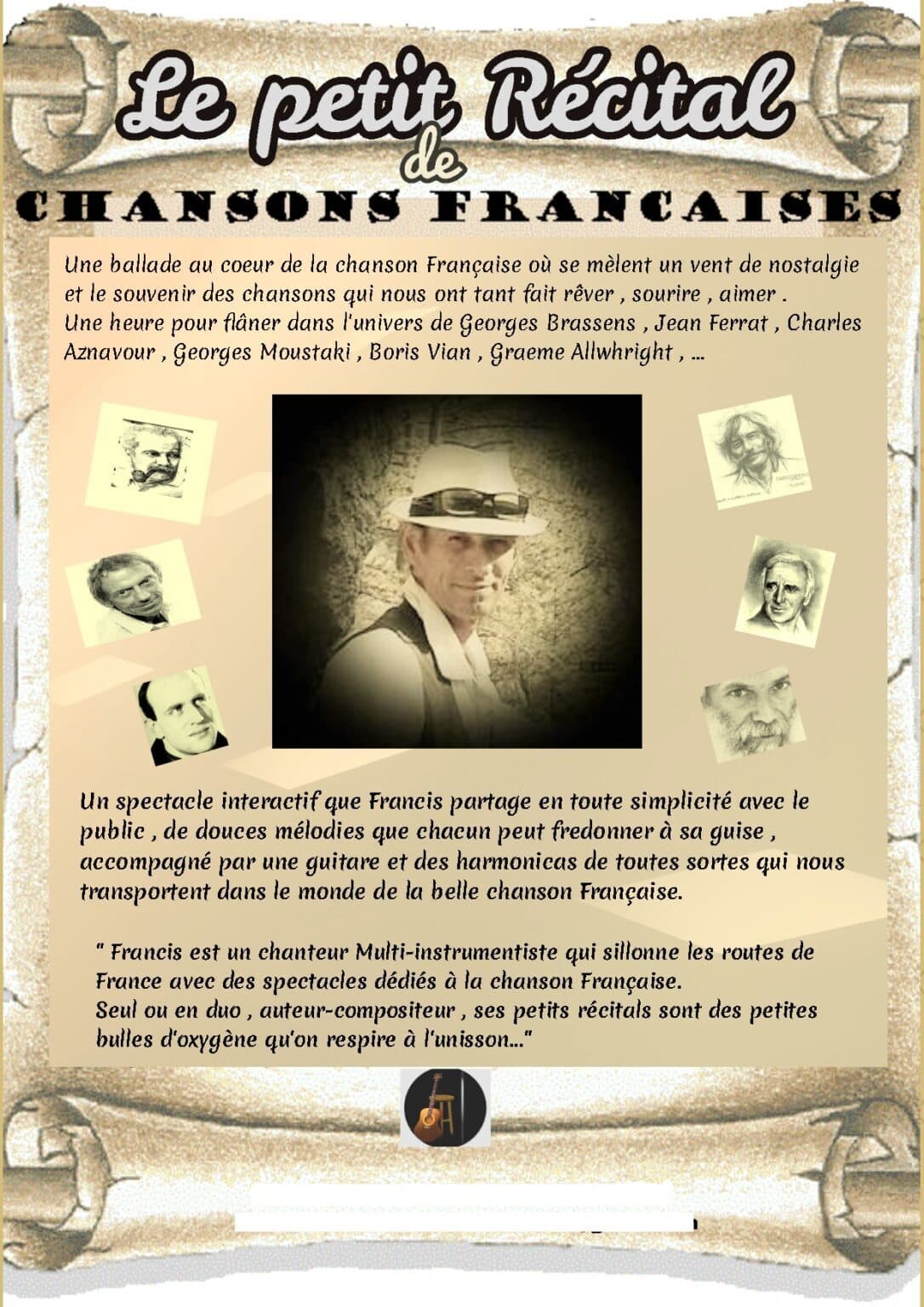 Le petit récital de chansons françaises