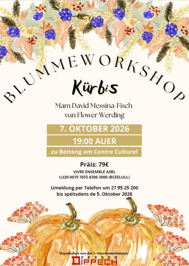 Flower Workshop Pumpkin