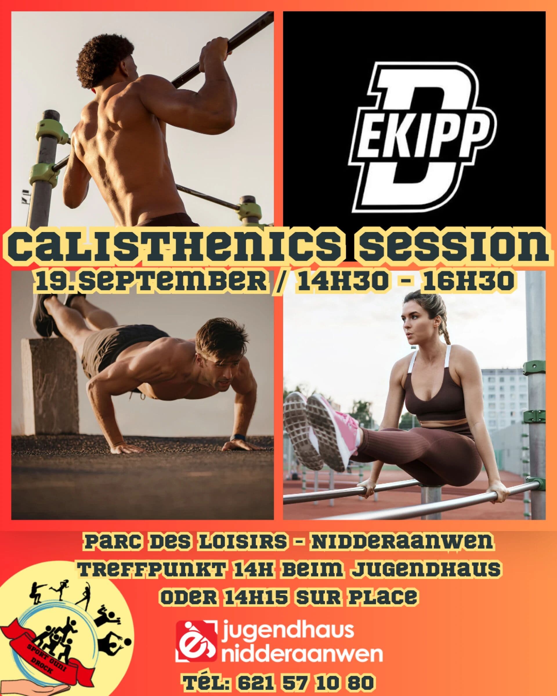 Atelier de calisthenics avec d’Ekipp