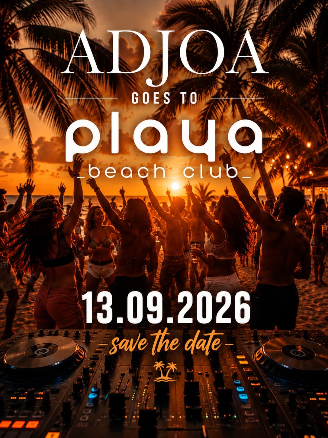 Adjoa goes to Playa Beach Club