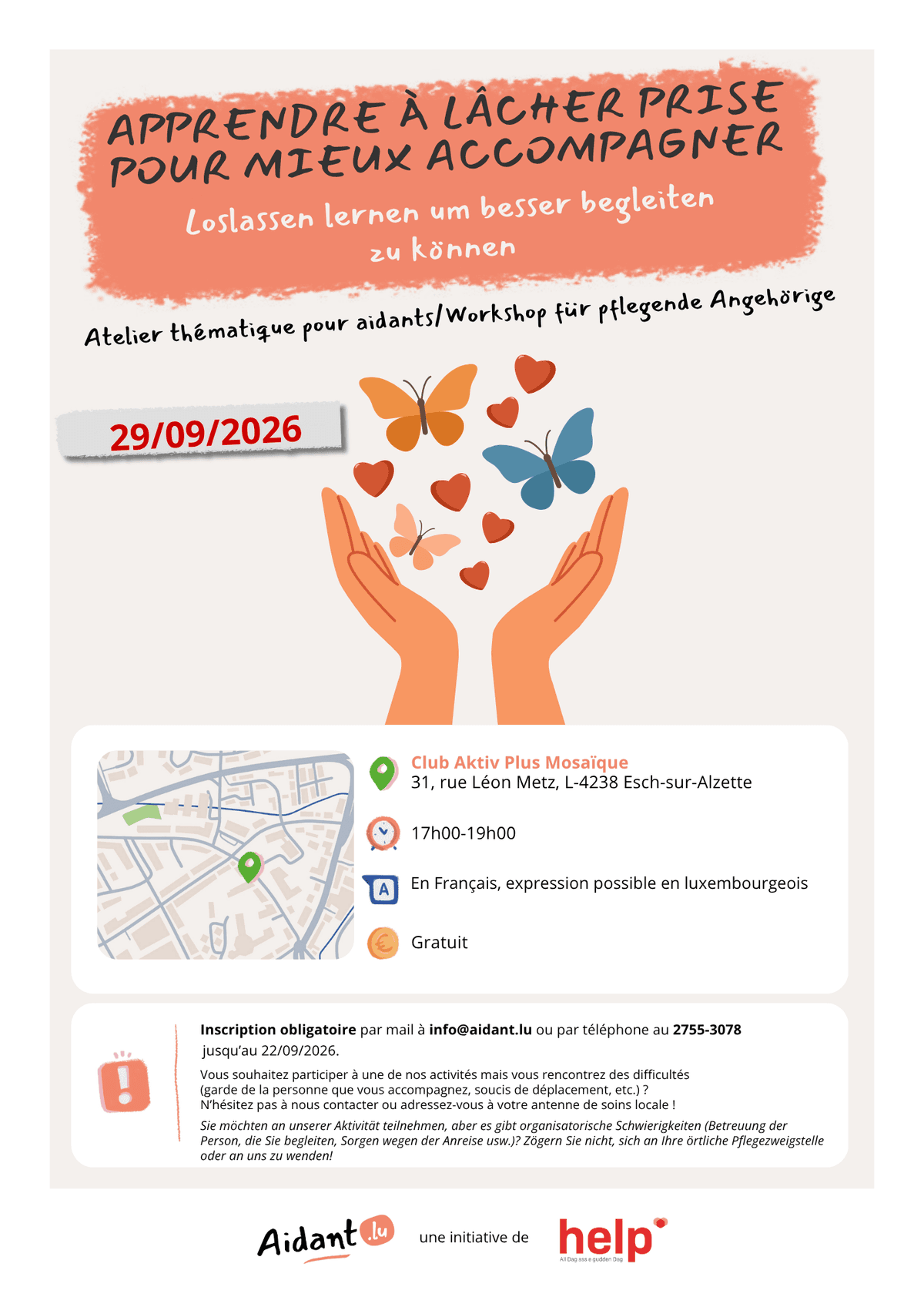 Apprendre à lâcher prise pour mieux accompagner