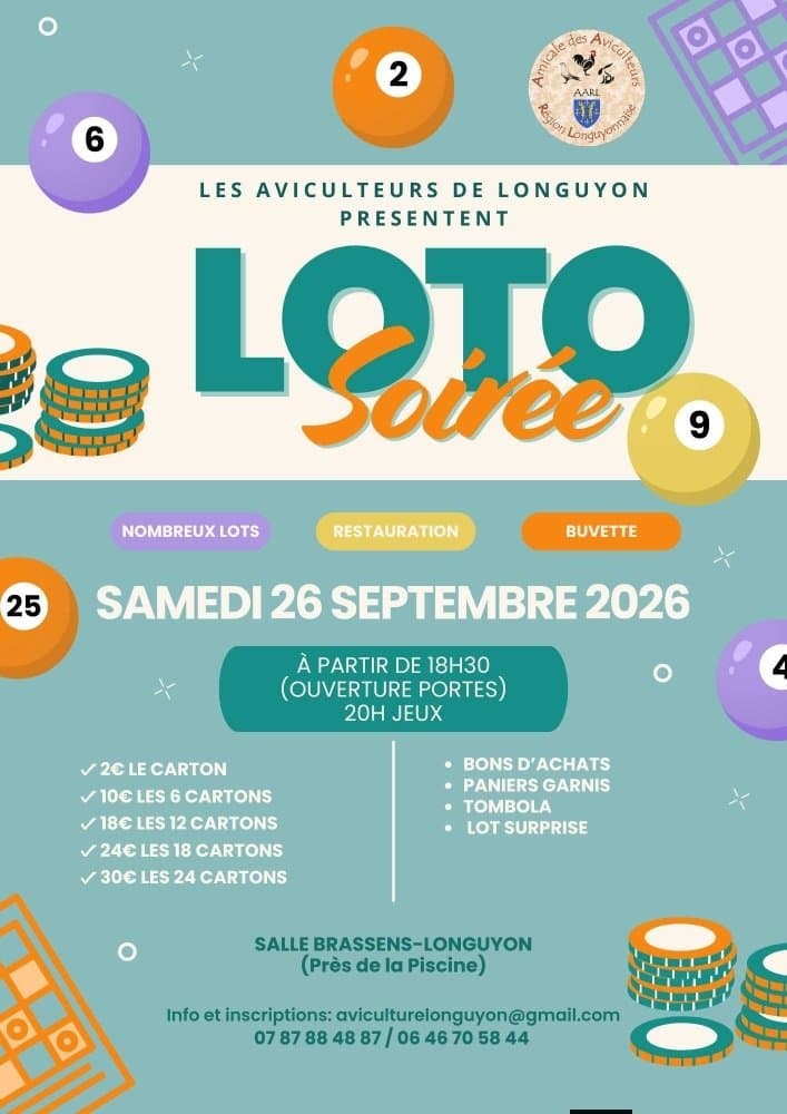 Loto des aviculteurs de Longuyon