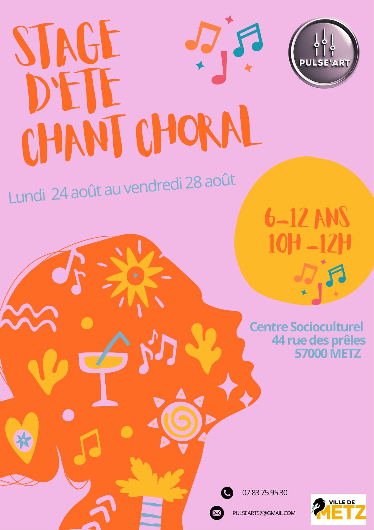 Summer choir course for children (ages 6–12)