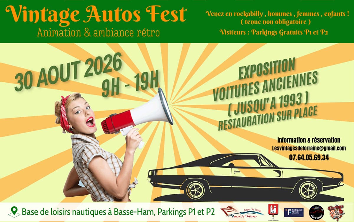 Rassemblement voitures anciennes