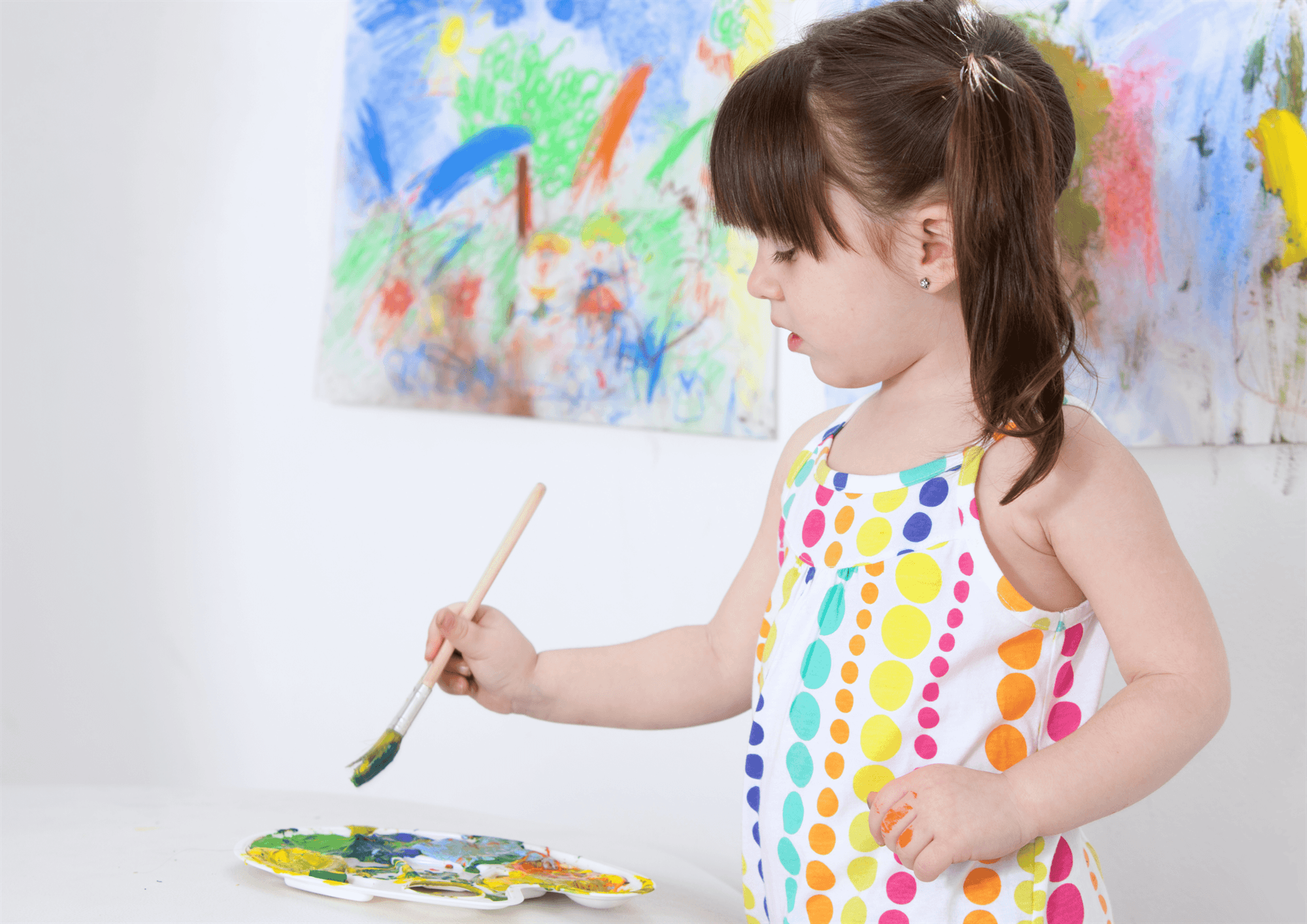 Atelier peinture pour les tout-petits