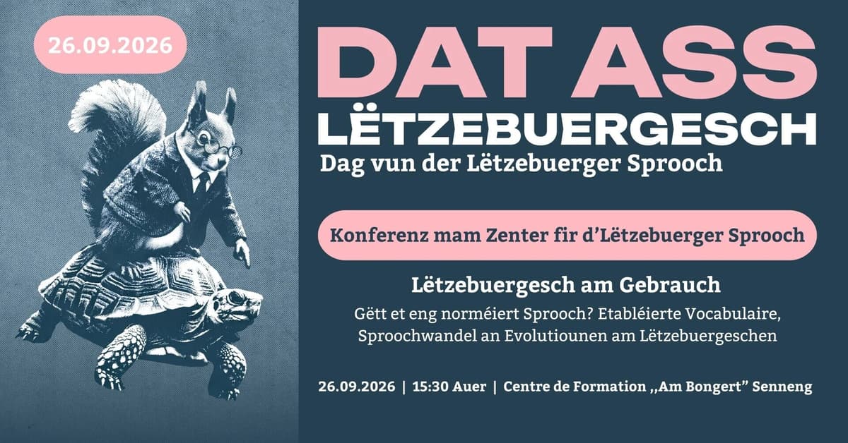 Luxembourgish Language Day: Conference – Luxembourgish in Practice