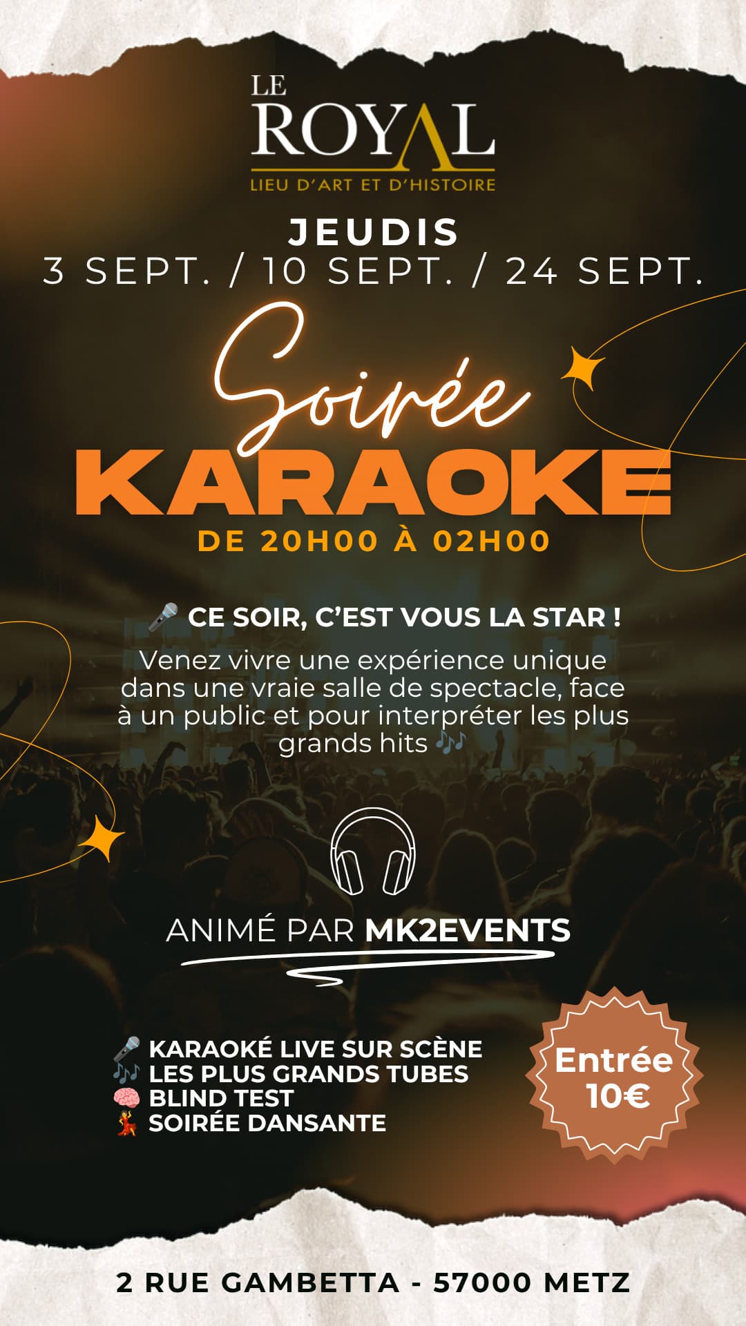 Ce soir, c'est vous la star ! – Karaoké au Royal
