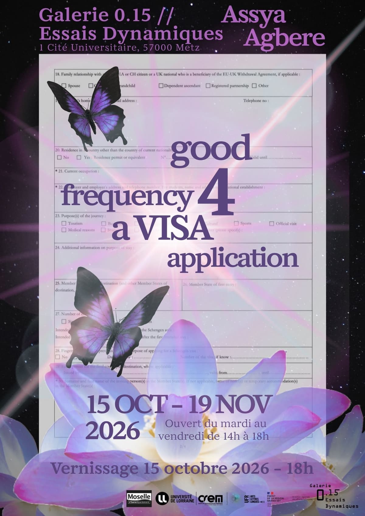 Exhibition – Good frequency 4 a VISA application