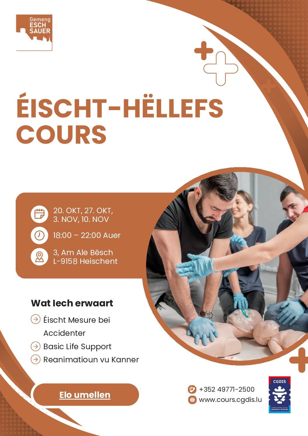 First-aid course