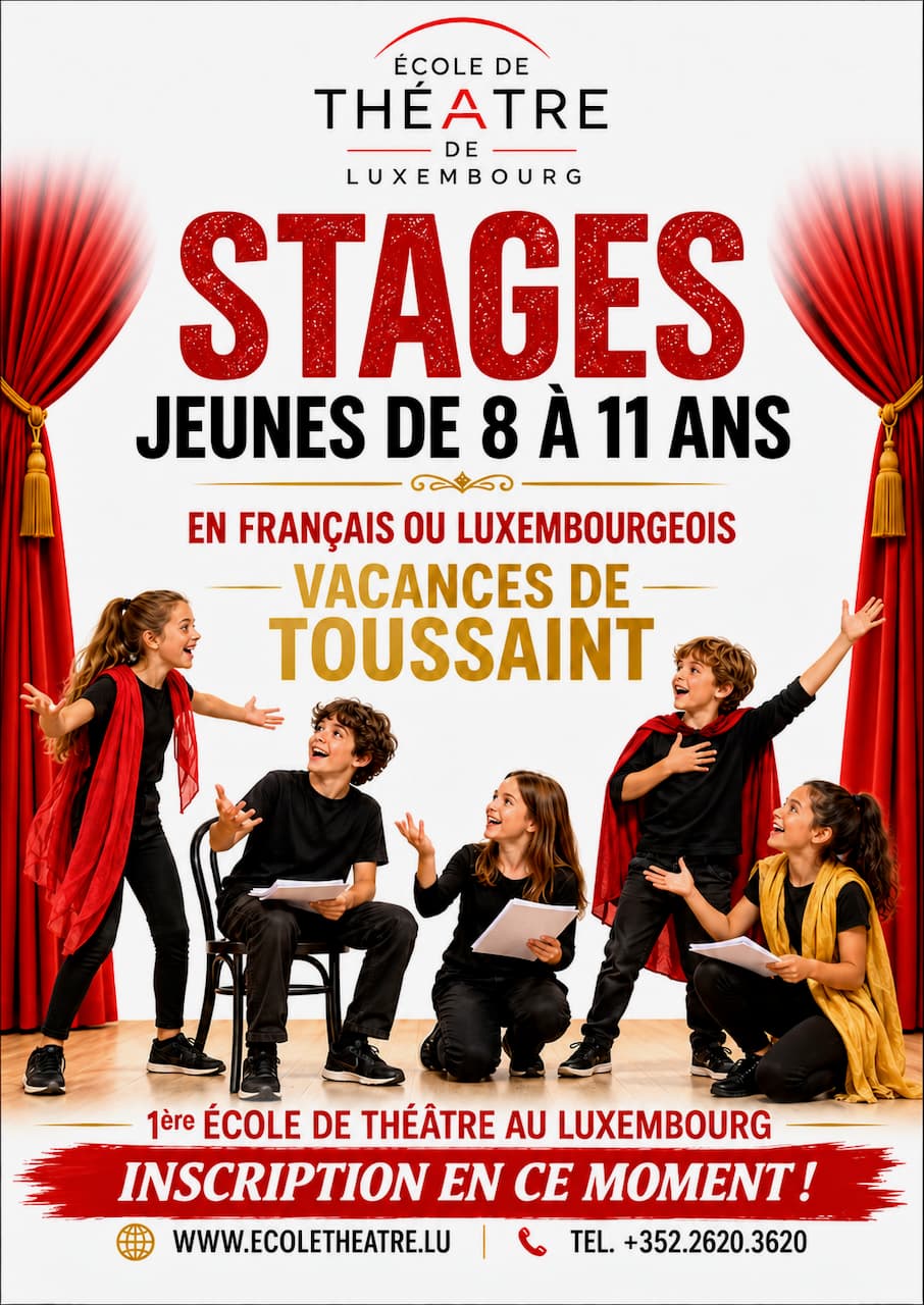 Stages pour jeunes de 8 à 11 ans – Vacances de Toussaint