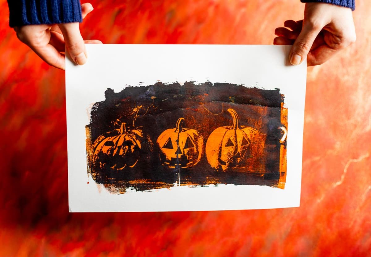 Gel-Printing Workshop | Halloween Edition