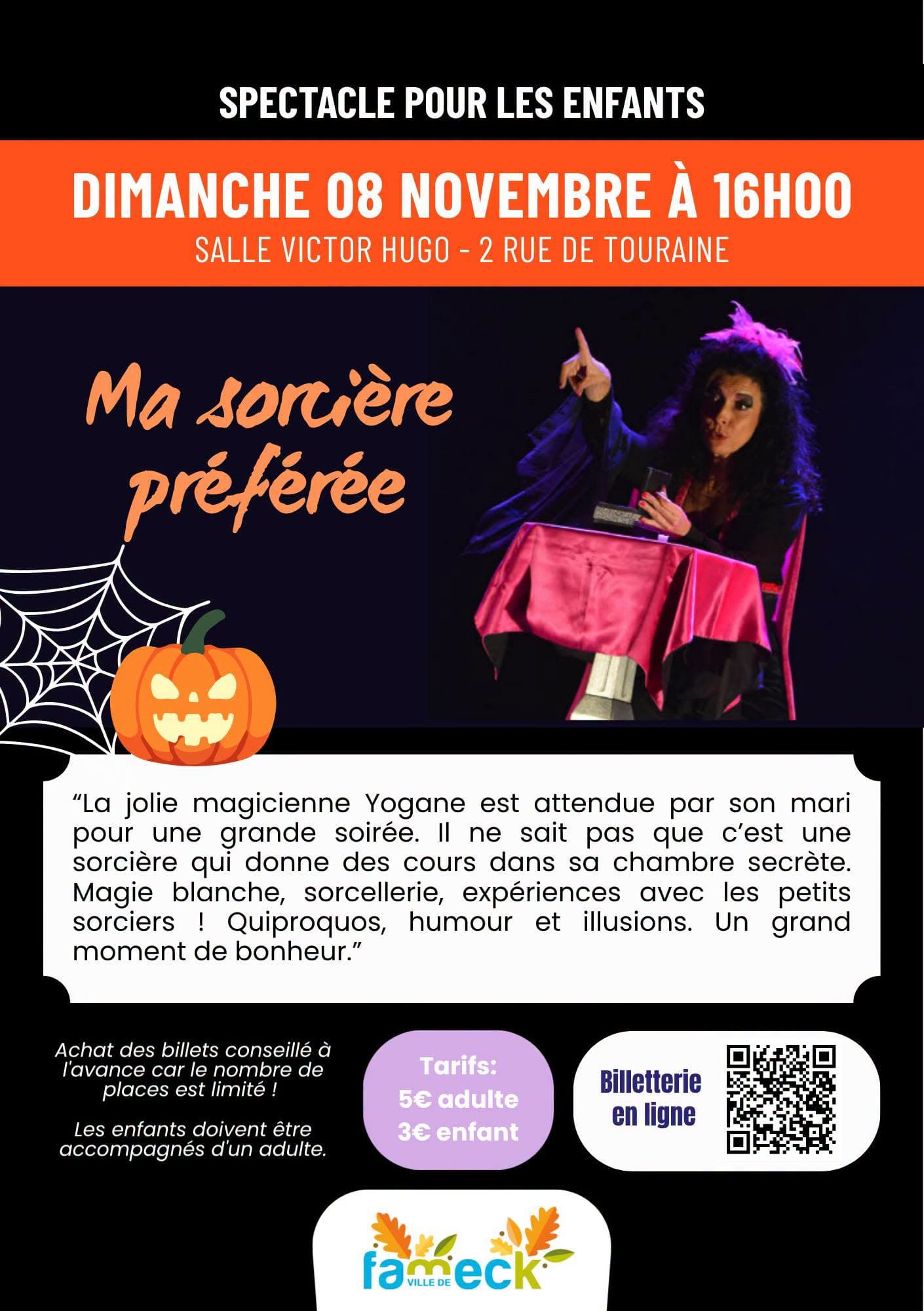 Spectacle pour les enfants : « Ma sorcière préférée »