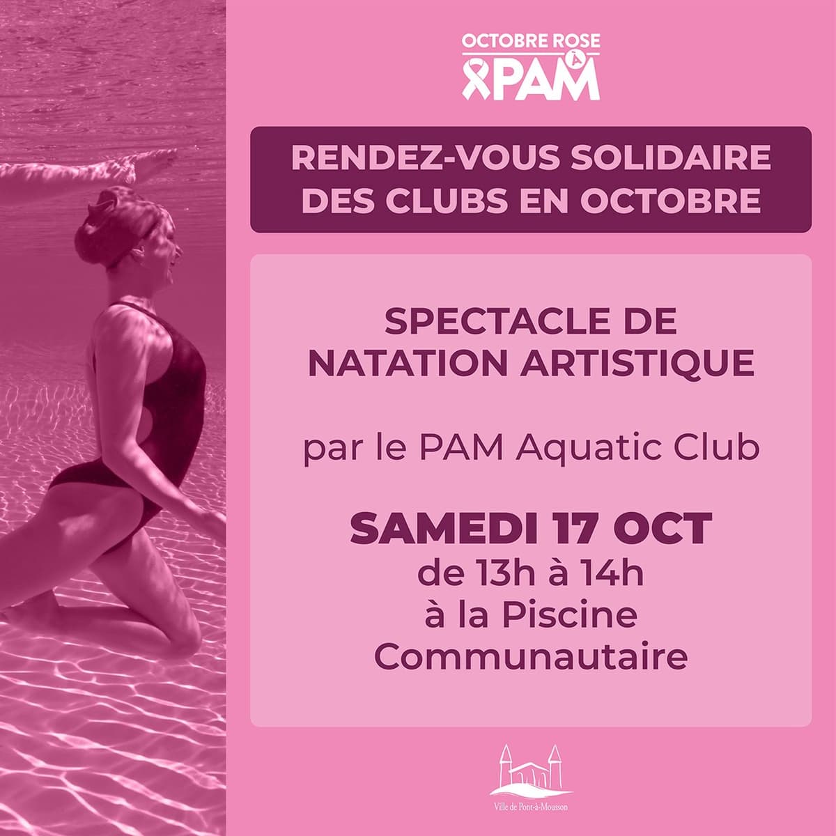 Pink October: PAM Aquatic Club takes action!