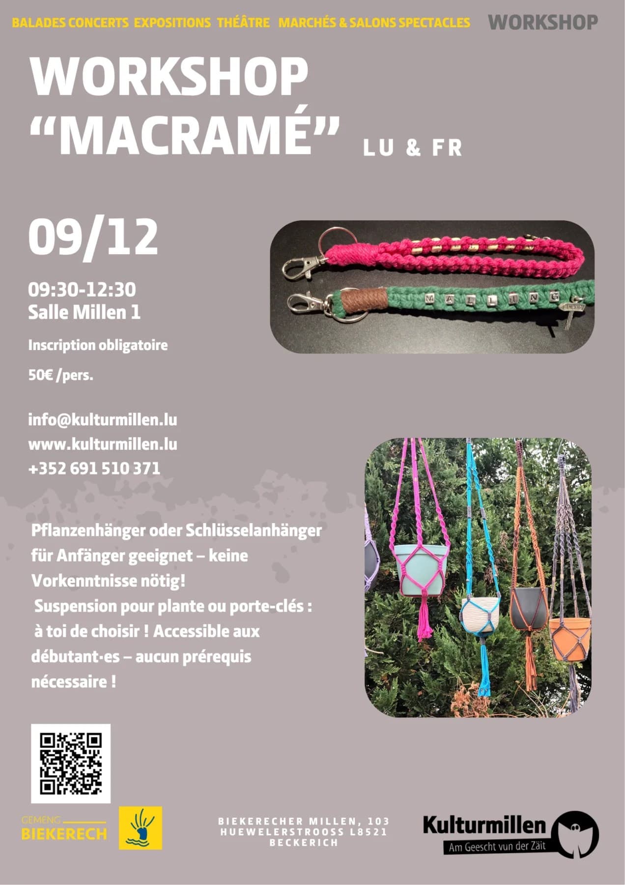 Makramee Workshop (FR/LU)