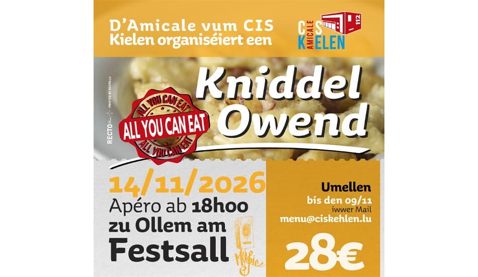 Kniddelowend - All you can eat