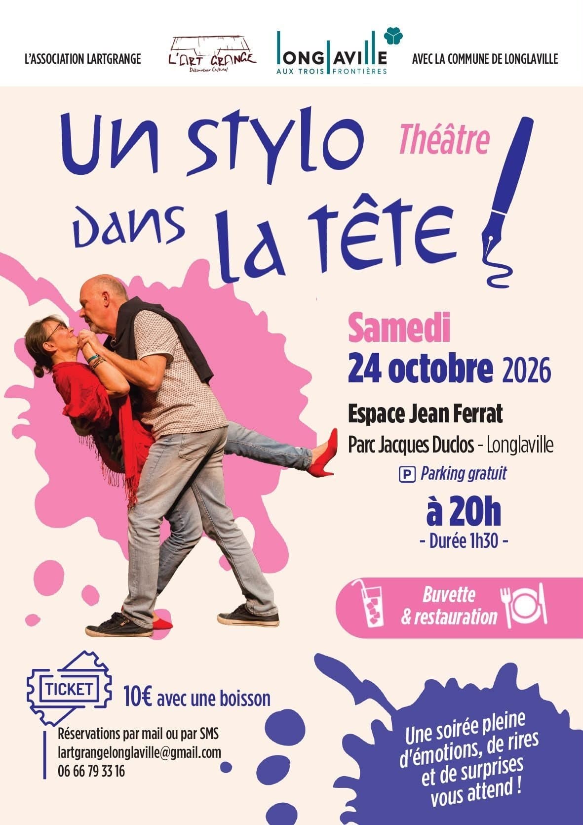 Théâtre : Un stylo dans la tête