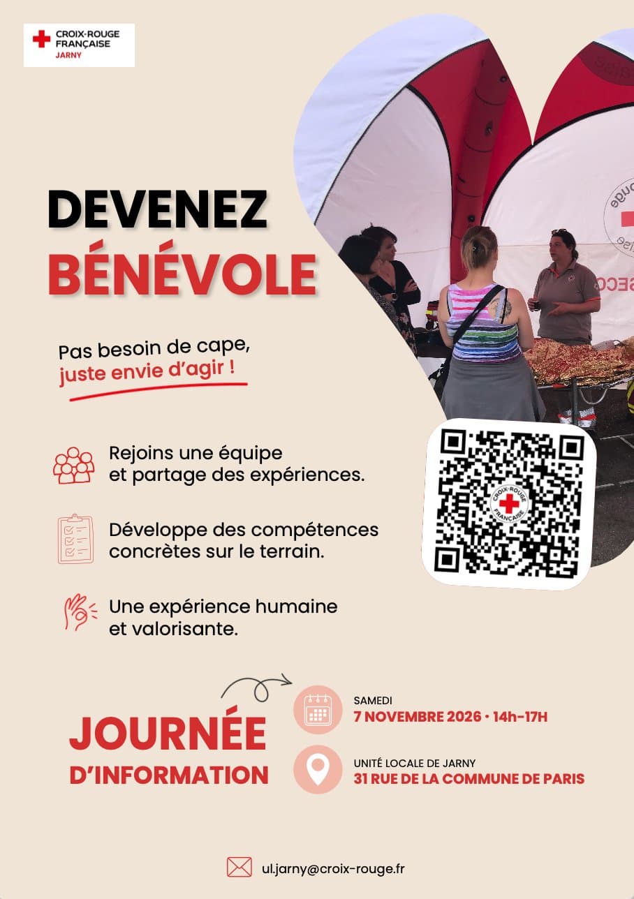 Et si vous deveniez bénévole à la Croix-Rouge ?