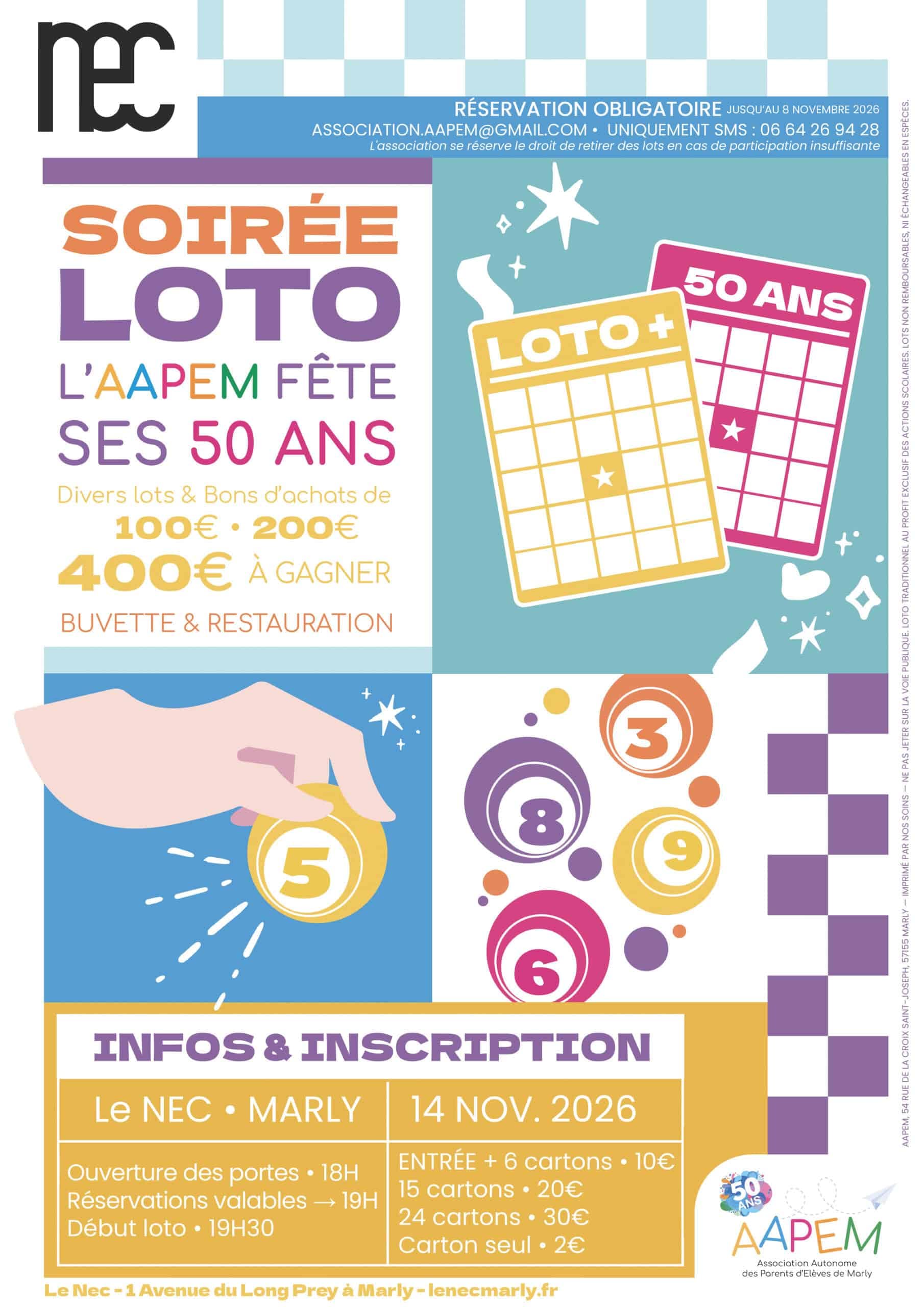 AAPEM 50th Anniversary Lotto