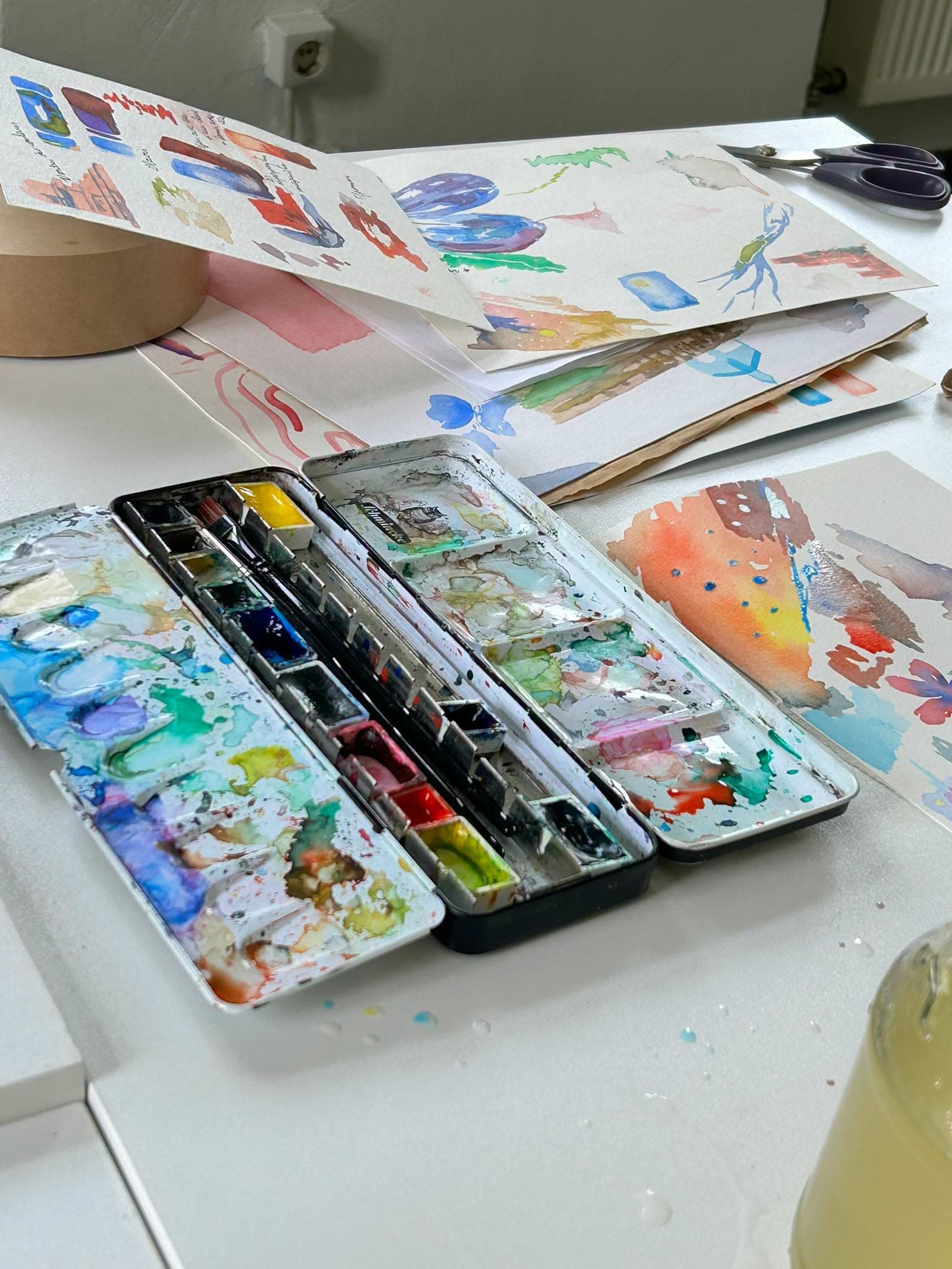 Watercolor Painting Practice