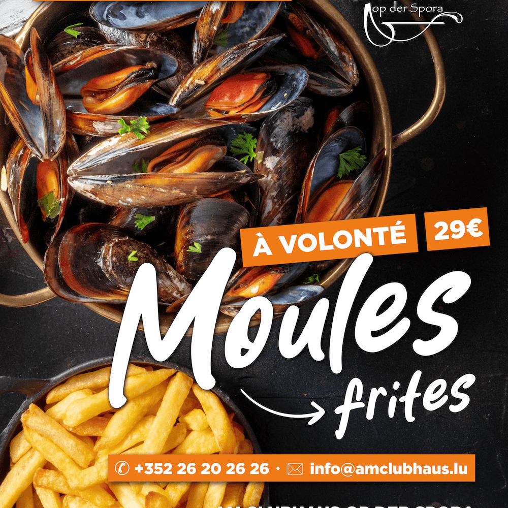 All-you-can-eat mussels and fries