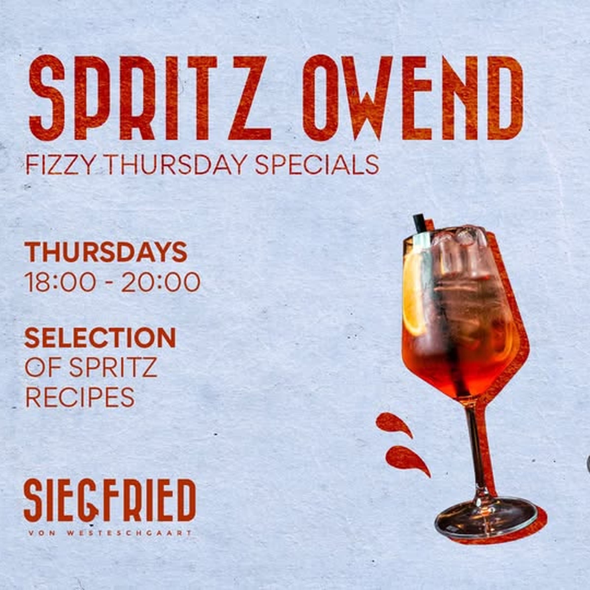 Spritz Evening - Fizzy Thursday Specials