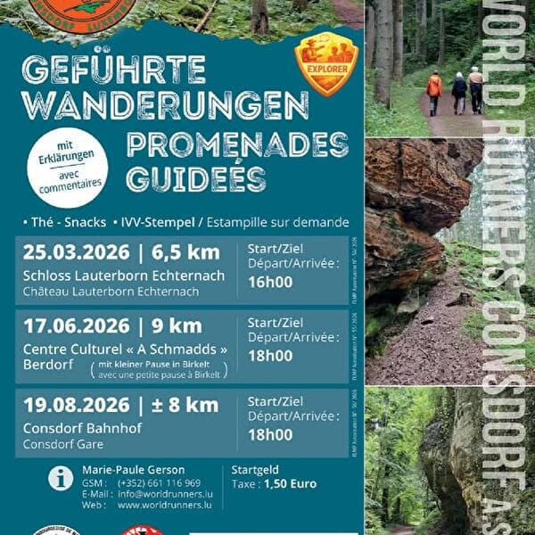 Guided IVV hike in Consdorf