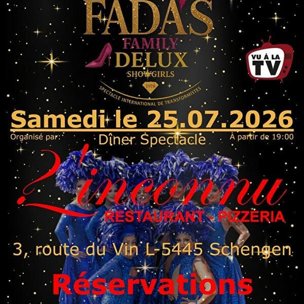Fada's Family Delux Show Girls Performance - Restaurant L'Inconnu Schengen