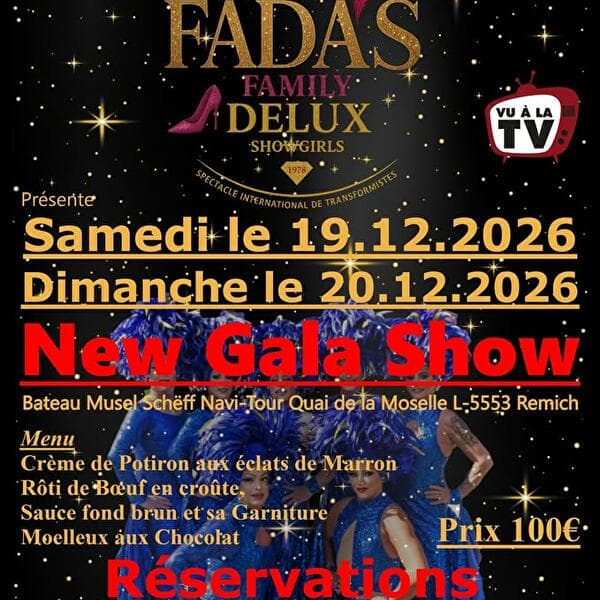 Spectacle Fada's Family Delux Show Girls - Nouveau Gala Show Bateau Navi-Tour Remich