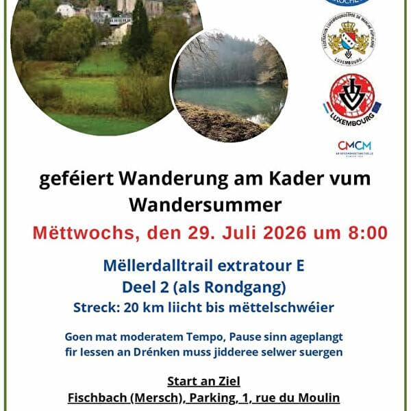 Randonnée IVV Fête à Fischbach (Mersch)