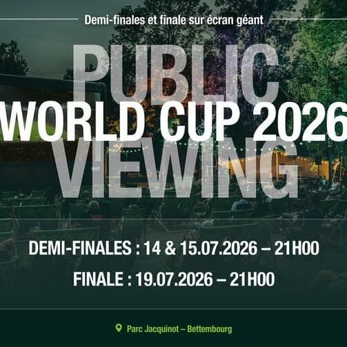 Public Viewing – Coupe du Monde 2026