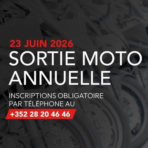 Sortie moto annuelle