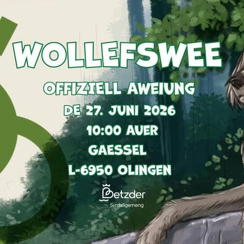 Official opening of the Wollefswee