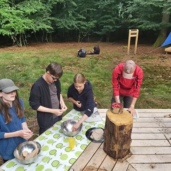 Teen camp in the Anlier Forest