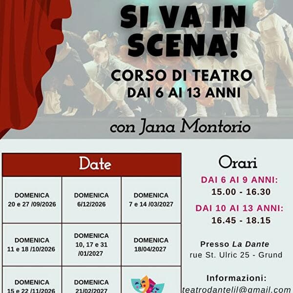 Cours de théâtre pour les 10 à 13 ans