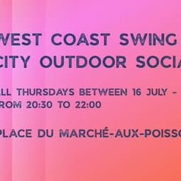 West Coast Swing - Outdoor Social Dance