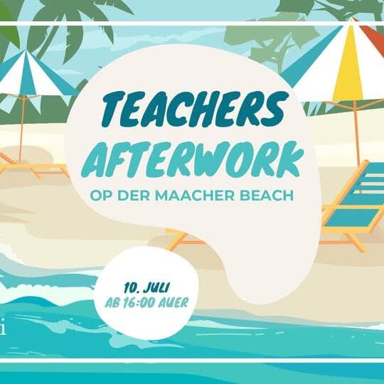 Teachers Afterwork at Maacher Beach