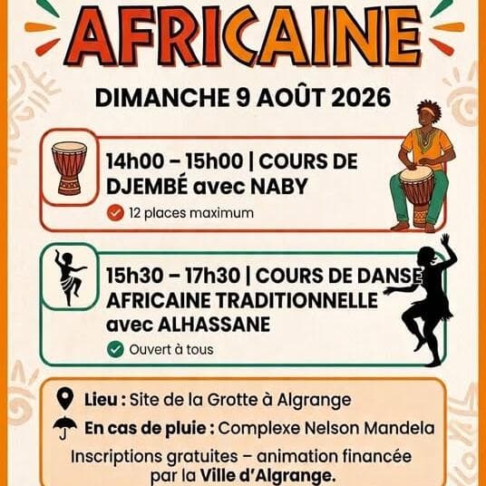 Djembe and African Dance Workshop