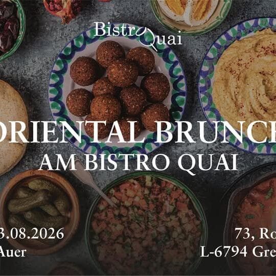 oriental brunch at Bistro Quai