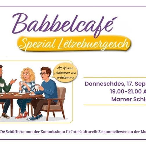 Babbelcafé Spezial Lëtzebuergesch