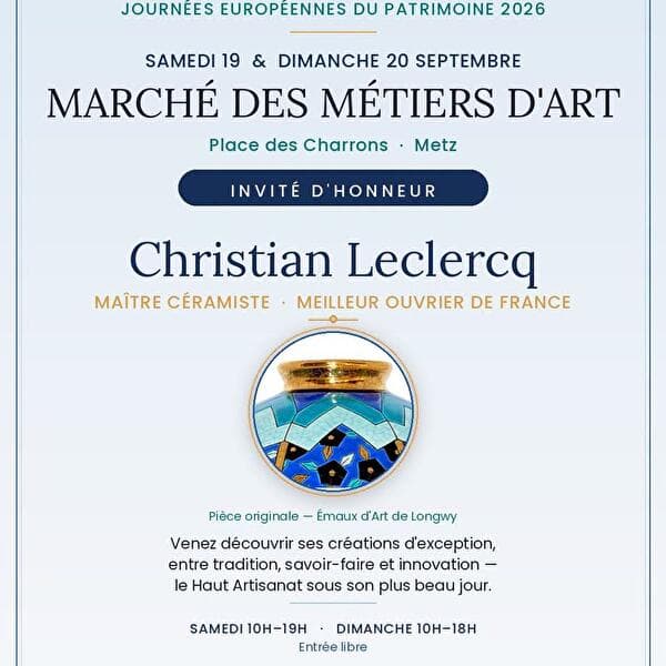 Marché des métiers d'art – Journées Européennes du Patrimoine