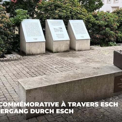 Promenade commémorative à travers Esch