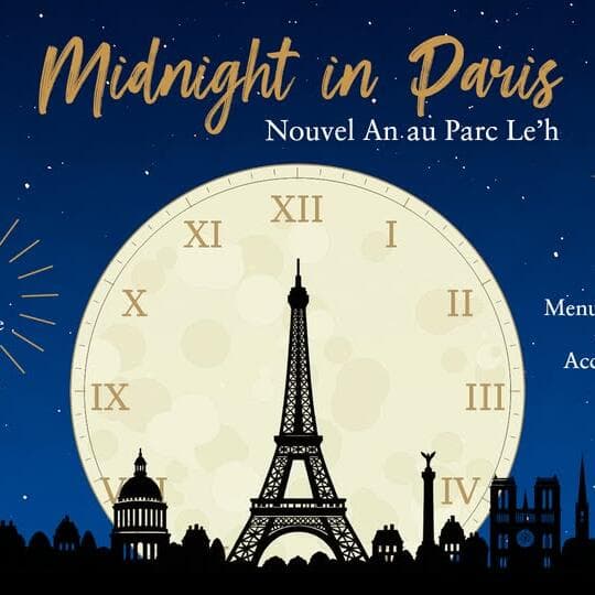 Midnight in Paris – Nouvel An au Parc Le'h